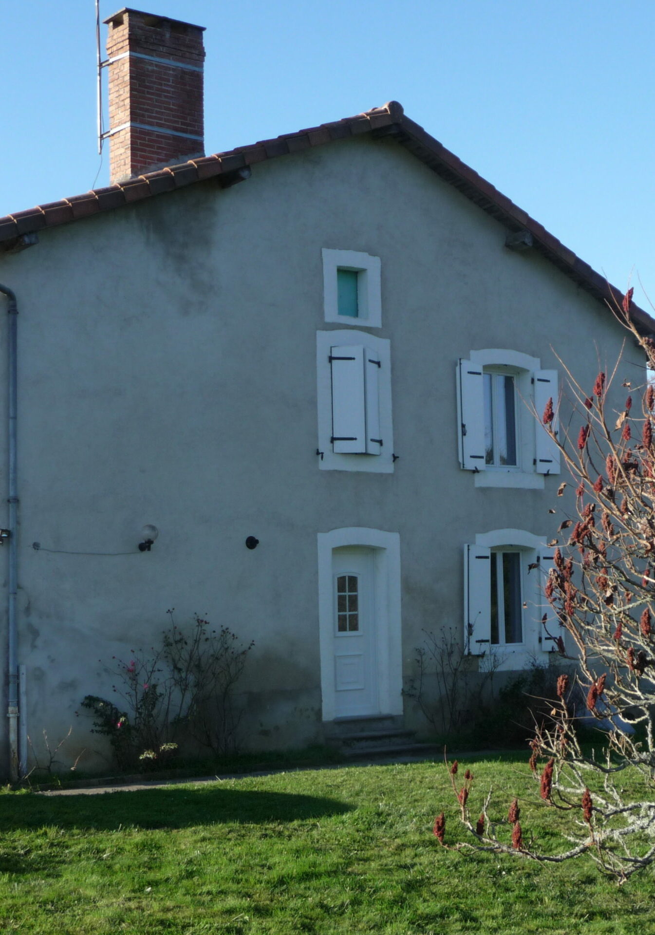 Gîte des Forces, Saint Bazile : Façade